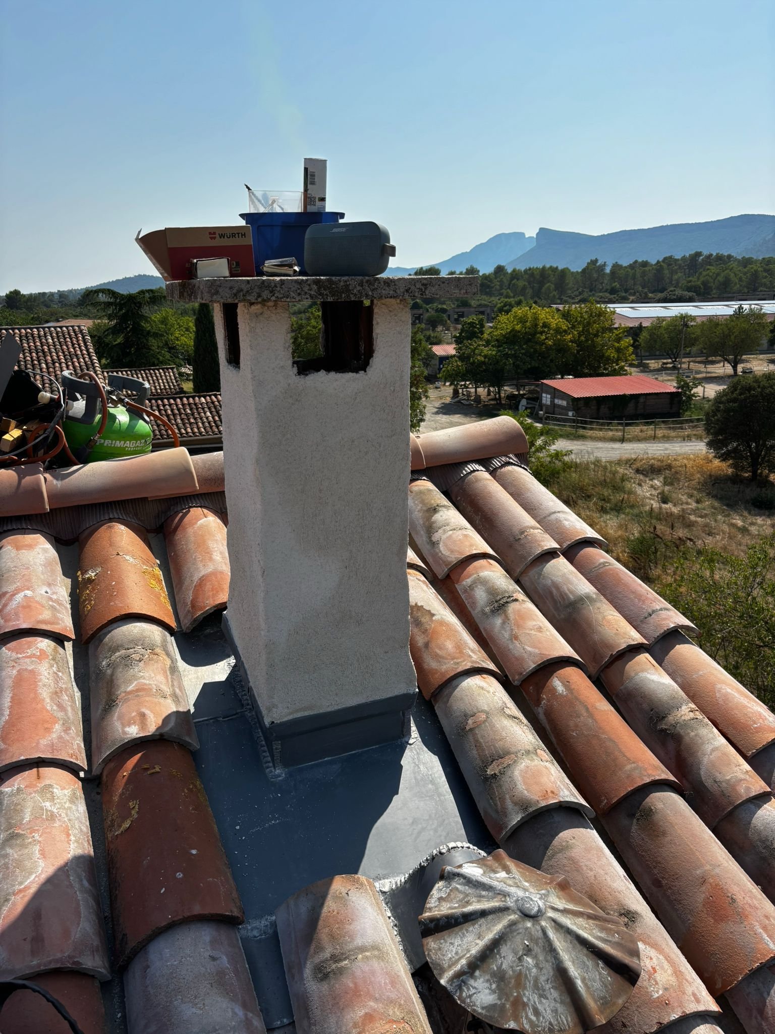 Rénovation toiture tuiles canal